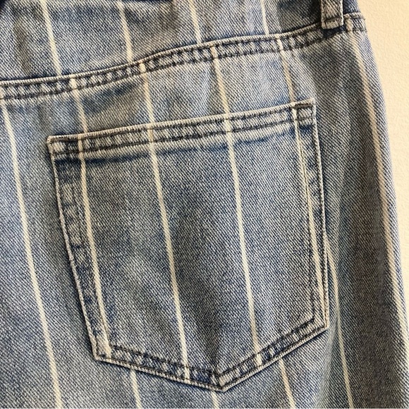 PACSUN Sz 27  Mid Wash Striped Mom Style Jeans - Picture 5 of 10